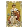 Kép 4/5 - Mini Golden Art Nouveau Tarot