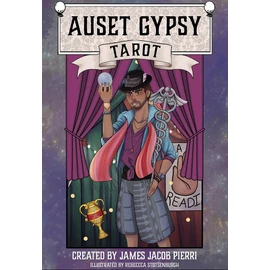 Auset Gypsy Tarot (Tarot Kit Box Set with 78 Cards and Guide Book)