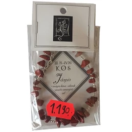 Vörös jáspis karkötő - Kos