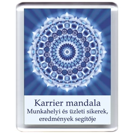 Karrier mandala - hűtőmágnes 5x7cm