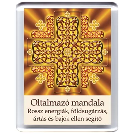 Oltalmazó mandala - hűtőmágnes 5x7cm
