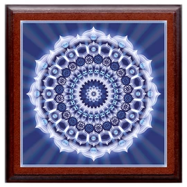 Karrier mandala - kis falikép 18x18 cm