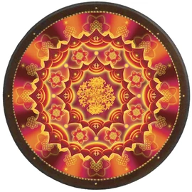 Szerelem, házasság és tartós párkapcsolat mandala - kör falikép 38 cm Ø