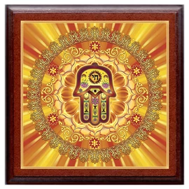 Védelmező mandala - kis falikép 18x18 cm