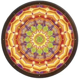Szerencse mandala - kör falikép 38 cm Ø