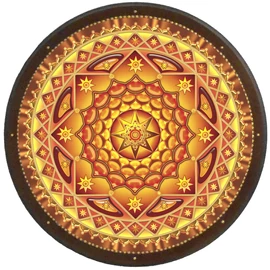 Tanulás mandala - kör falikép 38 cm Ø