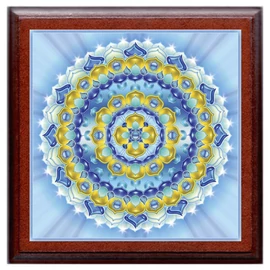 Elismerés mandala - kis falikép 18x18 cm