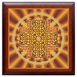 Oltalmazó mandala - kis falikép 18x18 cm