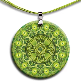 Egészség megőrzés és harmónia mandala - medál 4 cm Ø