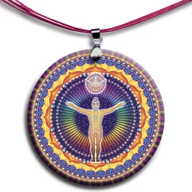 UnioMystica - Misztikus Egység mandala - medál 4 cm Ø