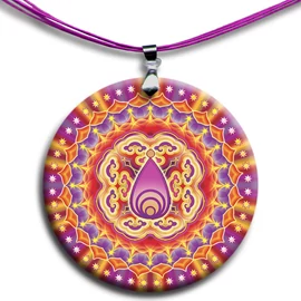 Helyes döntés mandala - medál 4 cm Ø