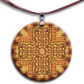 Oltalmazó mandala - medál 4 cm Ø