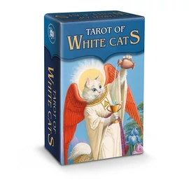 Mini White Cats Tarot