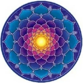 Napvirág mandala ablakmatrica 10,5 cm Ø