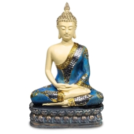 Meditáló Buddha 18x11x29 cm
