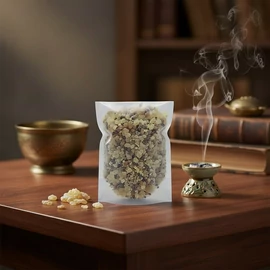 Bazilika tömjénkeverék – 20 g (Tömjén, mirha, benzoin és kopál szent fúziója)