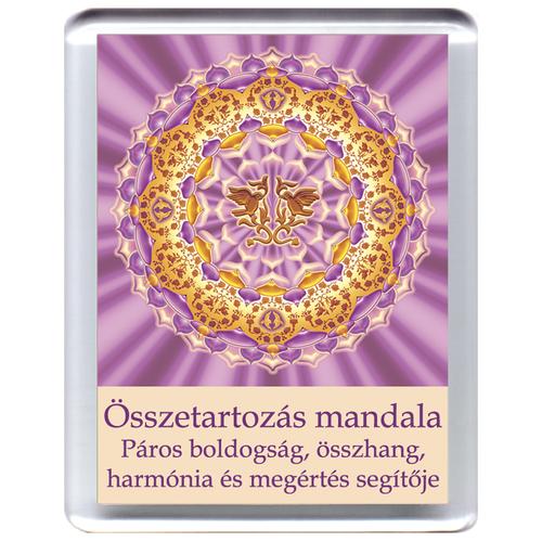 Összetartozás mandala - hűtőmágnes 5x7cm