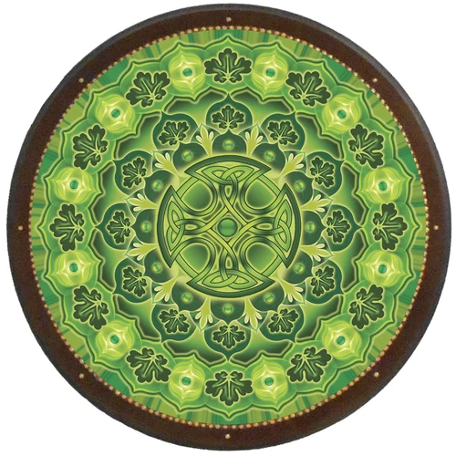 Egészség megőrzés és harmónia mandala - kör falikép 38 cm Ø