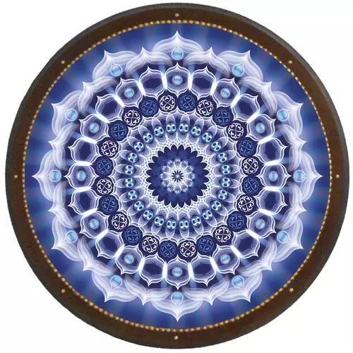 Karrier mandala - kör falikép 38 cm Ø
