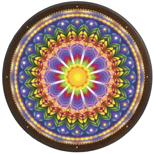 Harmónia mandala - kör falikép 38 cm Ø