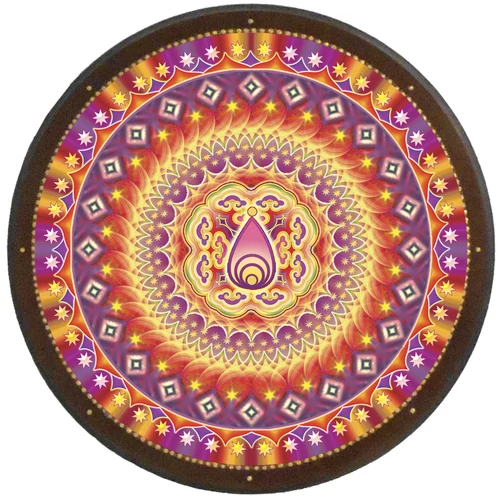 Helyes döntés mandala - kör falikép 38 cm Ø