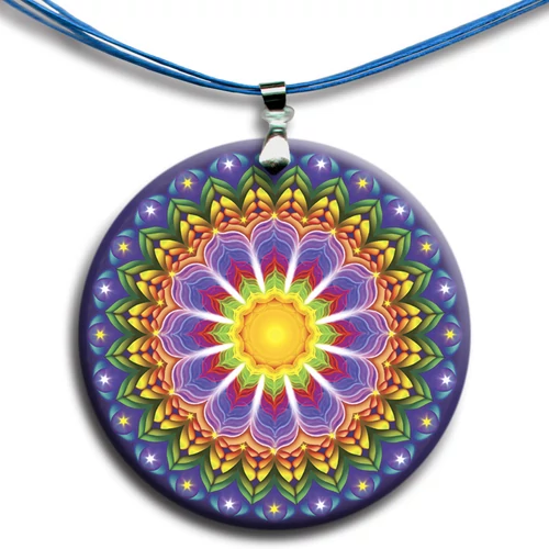 Harmónia mandala - medál 4 cm Ø