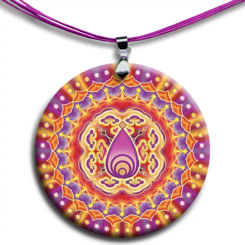 Helyes döntés mandala - medál 4 cm Ø