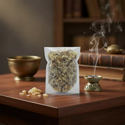 Bazilika tömjénkeverék – 20 g (Tömjén, mirha, benzoin és kopál szent fúziója)