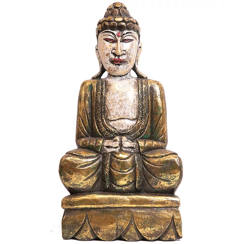 Buddha szobor 27x50 cm