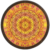 Életvirága - Genezis, teremtés, termékenység mandala - kör falikép 38 cm Ø